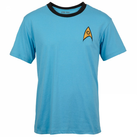 Star Trek Commander Spock Badge T-Shirt